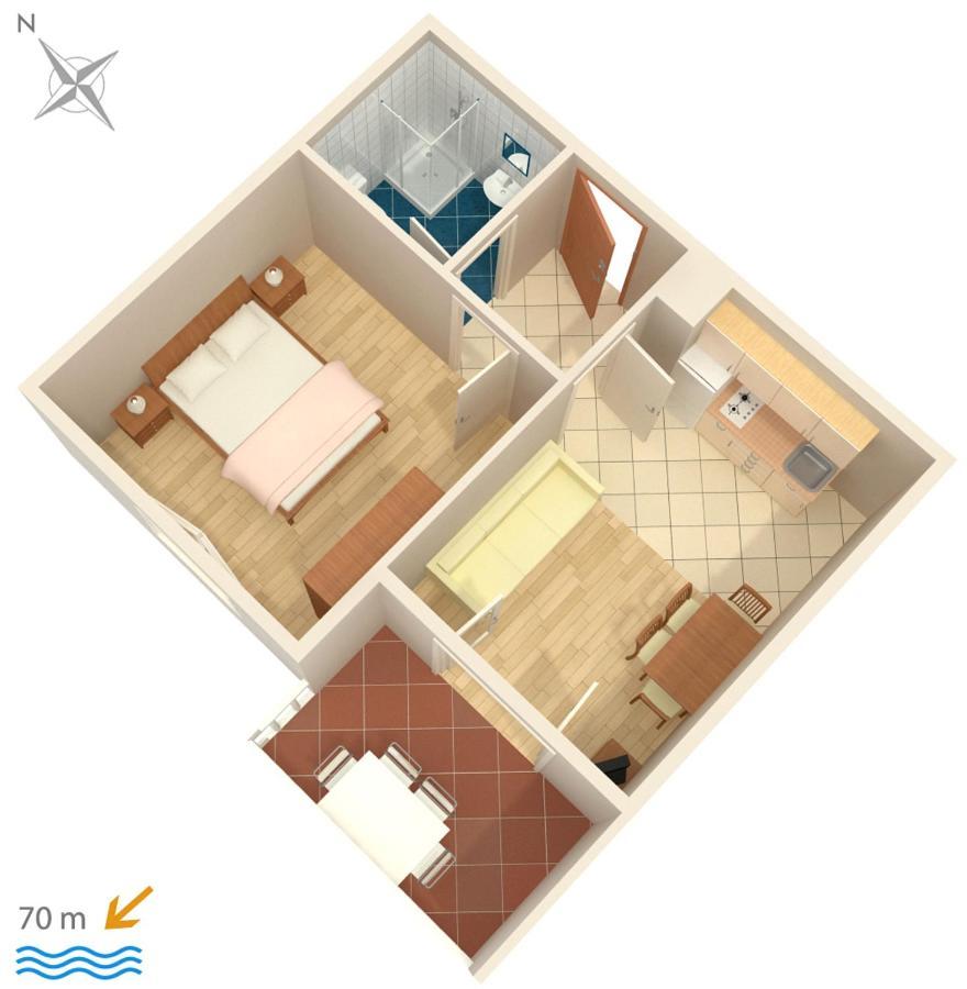 Apartments And Rooms By The Sea Cove Soline, Dugi Otok - 448 Veli Rat Exterior foto